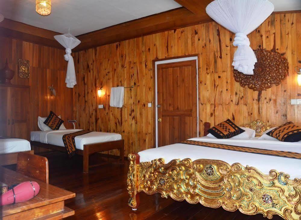 Golden Lotus Inle Hotel Nyaung Shwe Exterior foto
